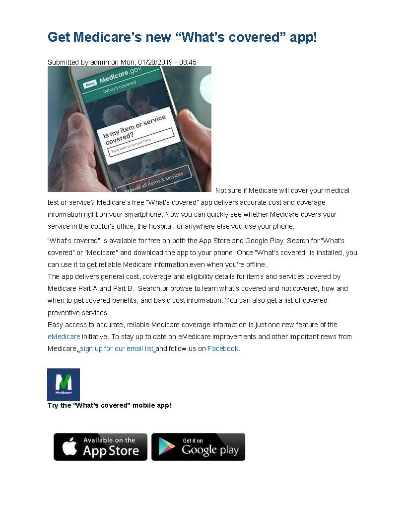 49. Medicares New Whats Covered App