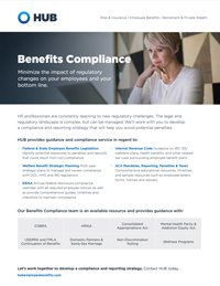 HUB Benefits Compliance