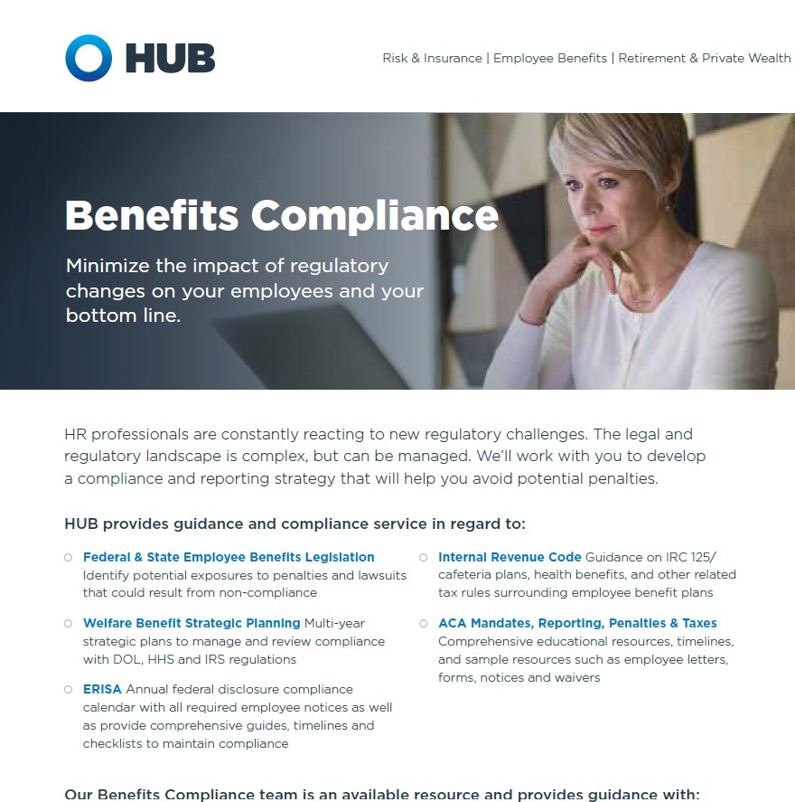 HUB Benefits Compliance