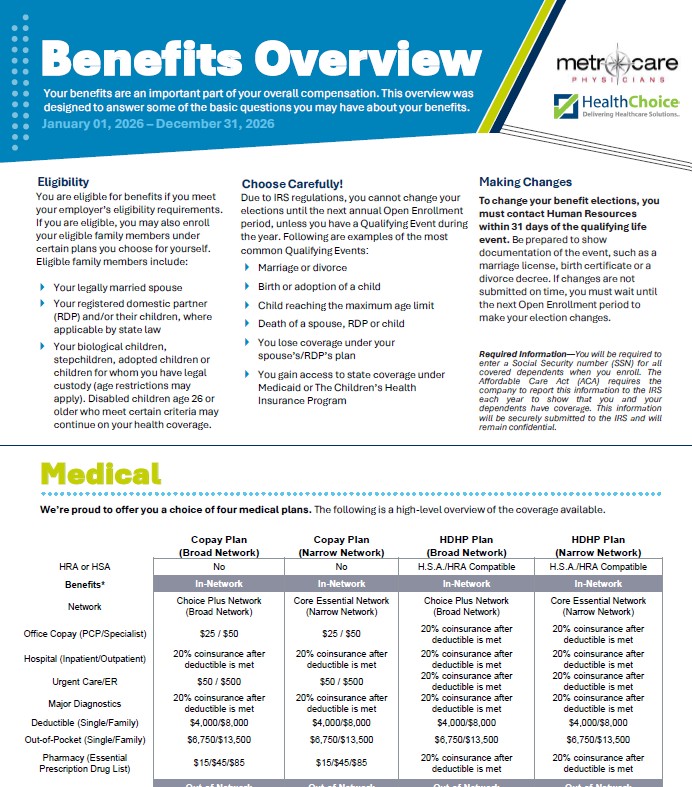 HUB Benefits OVerview