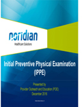 IPPE ExaminationIPPEPresentation 1
