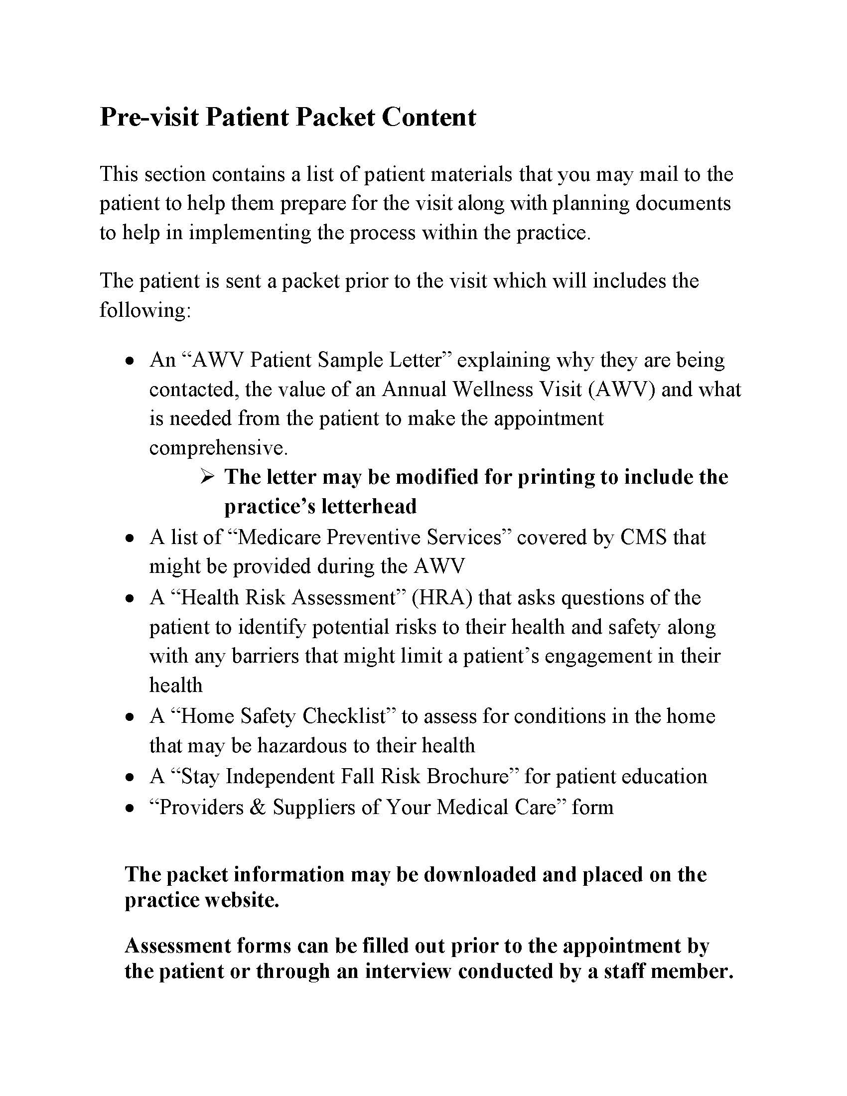 Pages from 15. Pre Visit Patient Packet Content