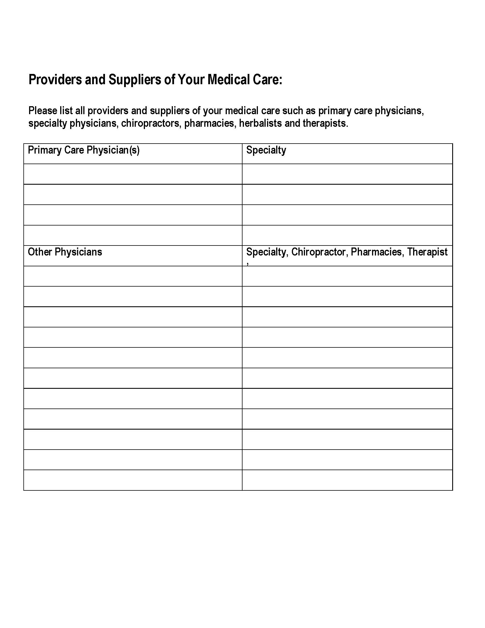 Pages from 21. Providers Suppliers of Your Medical Care